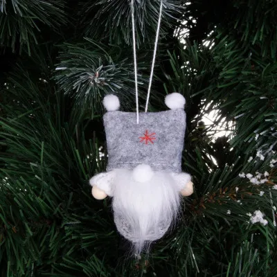 Škriatok GNOM so šedou čiapkou 8 cm