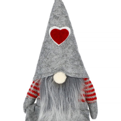 Škriatok GNOM so srdcom 37 cm