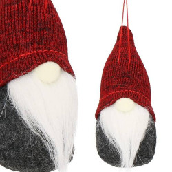 Škriatok GNOM s vínovou čiapkou 10 cm