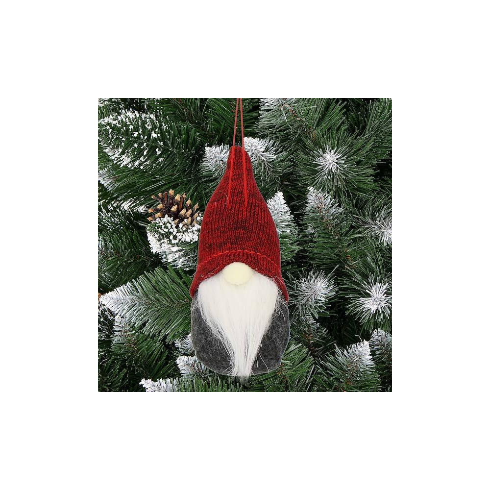 Škriatok GNOM s vínovou čiapkou 10 cm