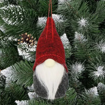 Škriatok GNOM s vínovou čiapkou 10 cm