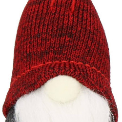 Škriatok GNOM s vínovou čiapkou 10 cm