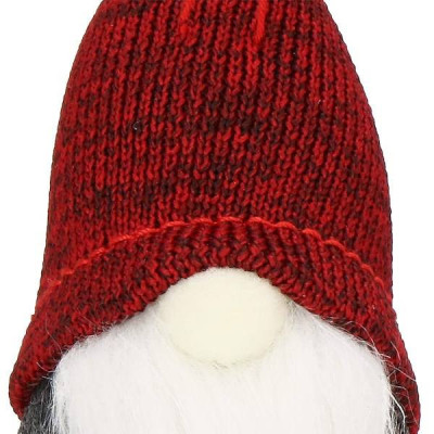 Škriatok GNOM s vínovou čiapkou 10 cm