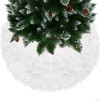 Koberec pod vianočný stromček 142 cm, biely