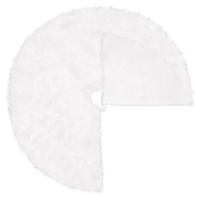 Koberec pod vianočný stromček 142 cm, biely