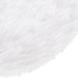 Koberec pod vianočný stromček 115 cm, biely