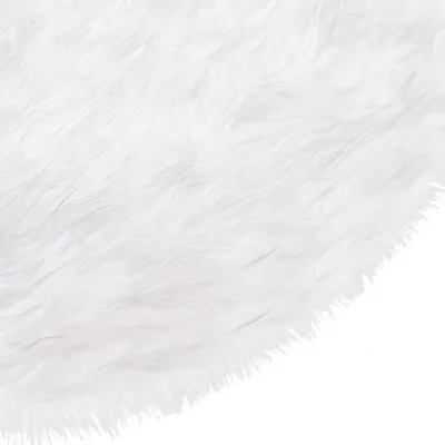 Koberec pod vianočný stromček 85 cm, biely