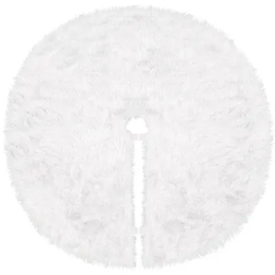 Koberec pod vianočný stromček 85 cm, biely