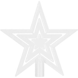 Maxi 100 dielna sada vianočných ozdôb biela