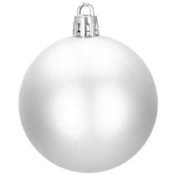 Maxi 102 dielna sada vianočných ozdôb strieborná