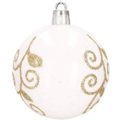 Maxi 155 dielna sada vianočných ozdôb zlatá