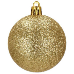 Maxi 155 dielna sada vianočných ozdôb zlatá