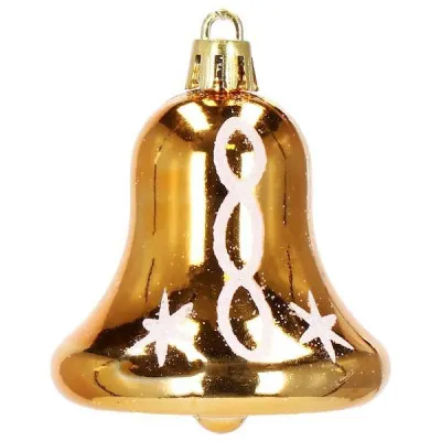 Maxi 155 dielna sada vianočných ozdôb zlatá