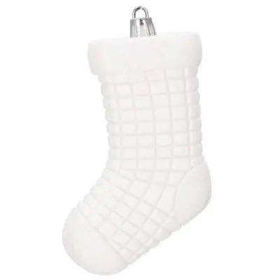 Maxi 72 dielna sada vianočných ozdôb biela