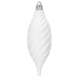 Maxi 72 dielna sada vianočných ozdôb biela