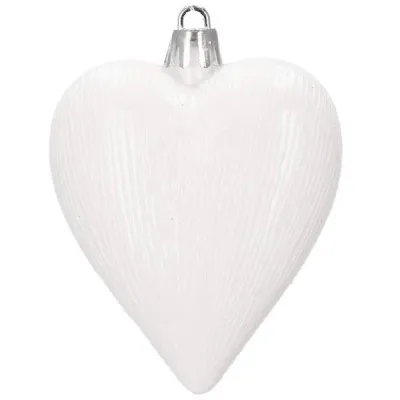 Maxi 72 dielna sada vianočných ozdôb biela