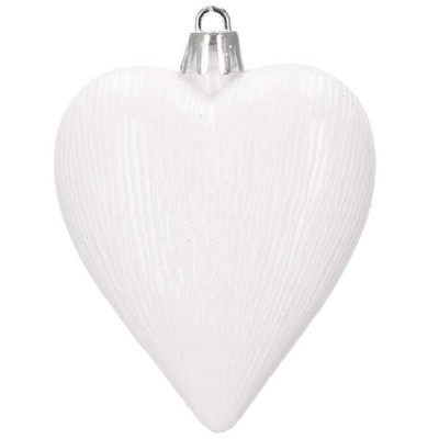 Maxi 72 dielna sada vianočných ozdôb biela