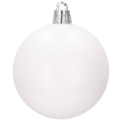 Maxi 72 dielna sada vianočných ozdôb biela