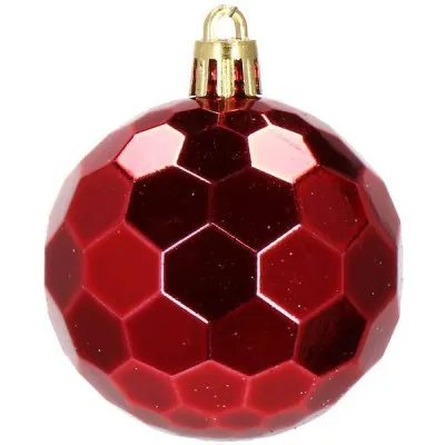 Maxi 105 dielna sada vianočných ozdôb červeno-biela