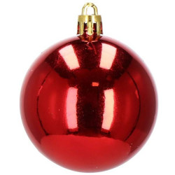 Maxi 105 dielna sada vianočných ozdôb červeno-biela