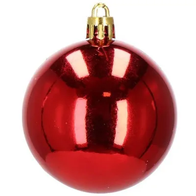 Maxi 105 dielna sada vianočných ozdôb červeno-biela