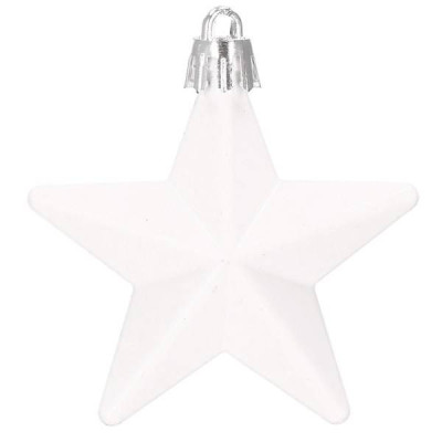 Maxi 105 dielna sada vianočných ozdôb červeno-biela