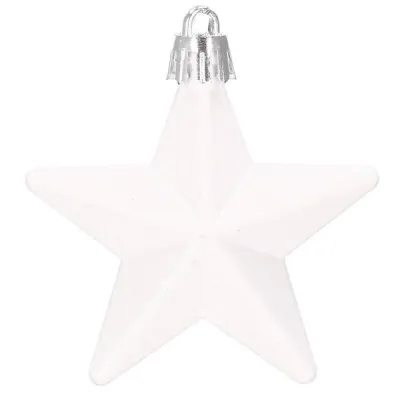 Maxi 105 dielna sada vianočných ozdôb červeno-biela