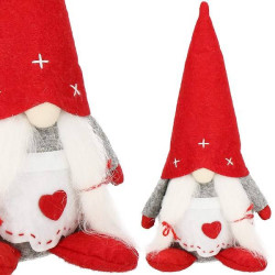 Škriatok GNOM v dievčenskom oblečku 27 cm