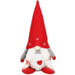 Škriatok GNOM v dievčenskom oblečku 27 cm