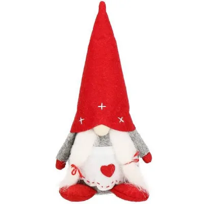 Škriatok GNOM v dievčenskom oblečku 27 cm