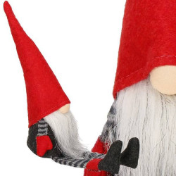 Škriatok GNOM v pruhovanom obleku 38 cm