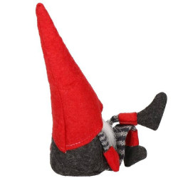 Škriatok GNOM v pruhovanom obleku 38 cm