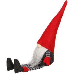 Škriatok GNOM v pruhovanom obleku 38 cm