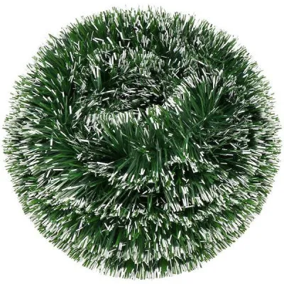 Vianočná reťaz Girlanda Premium 6m zelená zasnežená