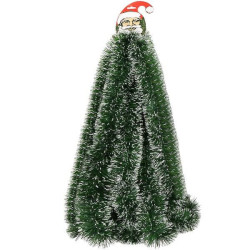 Vianočná reťaz Girlanda Premium 3m zelená zasnežená