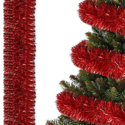 Vianočná reťaz Girlanda 6m červená