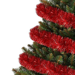 Vianočná reťaz Girlanda 6m červená