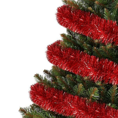 Vianočná reťaz Girlanda 6m červená