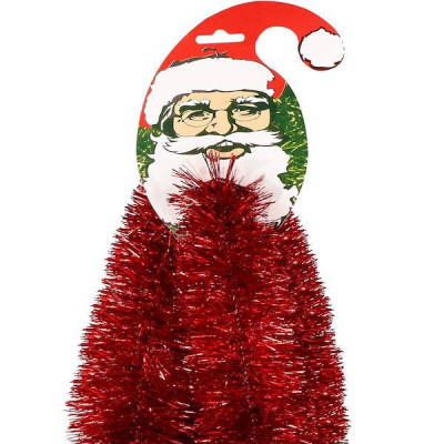 Vianočná reťaz Girlanda 6m červená