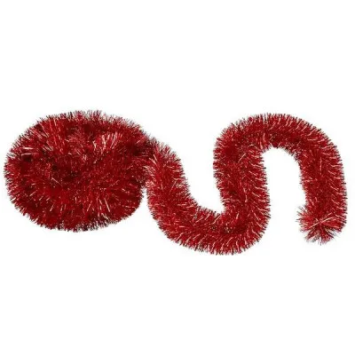 Vianočná reťaz Girlanda 6m červená