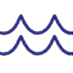 Vianočná reťaz Girlanda 6m modrá