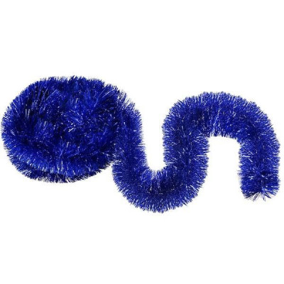 Vianočná reťaz Girlanda 6m modrá