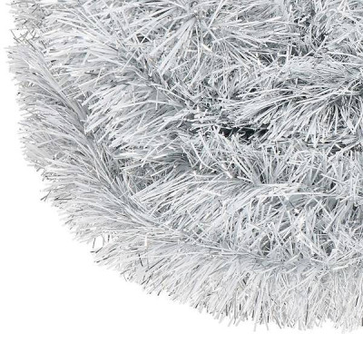 Vianočná reťaz Girlanda Premium 6m bielo-strieborná