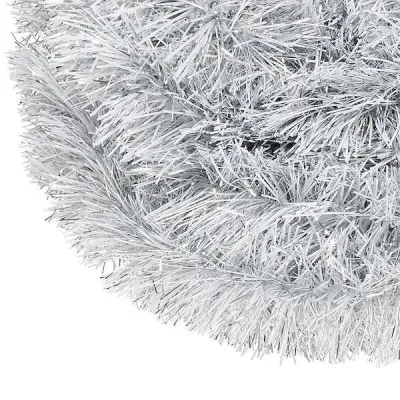 Vianočná reťaz Girlanda Premium 6m bielo-strieborná