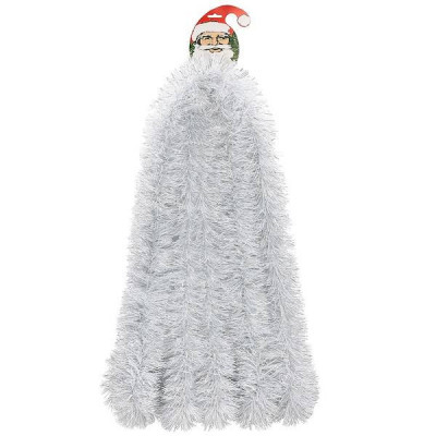 Vianočná reťaz Girlanda Premium 6m bielo-strieborná