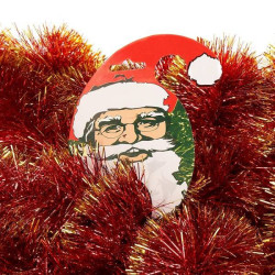 Vianočná reťaz Girlanda Premium 6m červeno-zlatá