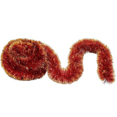 Vianočná reťaz Girlanda Premium 6m červeno-zlatá