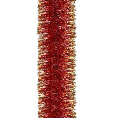 Vianočná reťaz Girlanda Premium 6m červeno-zlatá