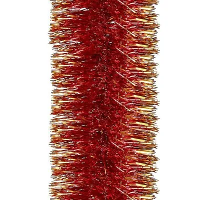Vianočná reťaz Girlanda Premium 6m červeno-zlatá