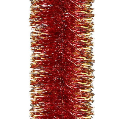 Vianočná reťaz Girlanda Premium 6m červeno-zlatá